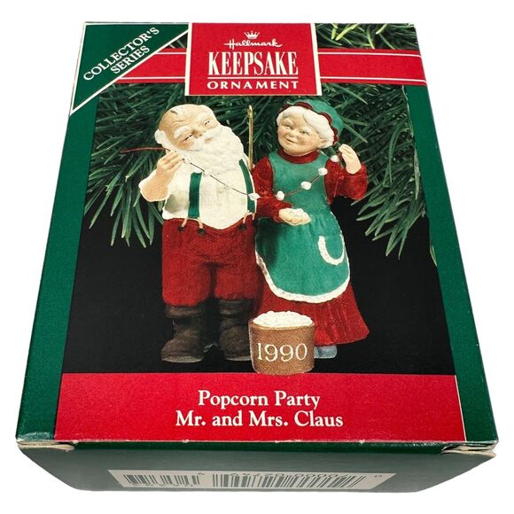 Vintage Hallmark Keepsake Ornament Lot 4 Santa Maria Claus Christmas Tree Mice - Picture 6 of 10